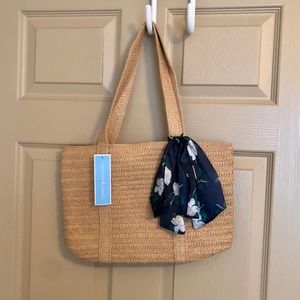 Draper James straw bag